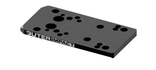 PLAQUE ADAPTATRICE OUTER IMPACT POINT ROUGE POUR PISTOLET STEYR M9/C9/A2