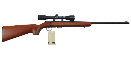 FOIRE OCCASION - CARABINE BSA SUPERSPORT FIVE CAL.22LR + LUNETTE KTC 4x40 WIDEANGLE