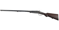 FOIRE OCCASION - FUSIL JUXTAPOSE HUSQVARNA A CHIENS EXTERIEURS CAL.12/65  - BEL ETAT