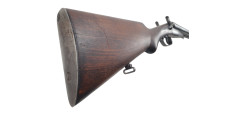 FOIRE OCCASION - FUSIL JUXTAPOSE HUSQVARNA A CHIENS EXTERIEURS CAL.12/65  - BEL ETAT