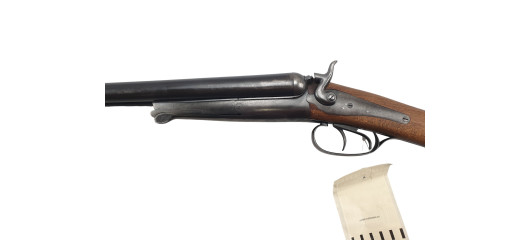 FOIRE OCCASION - FUSIL JUXTAPOSE HUSQVARNA A CHIENS EXTERIEURS CAL.12/65