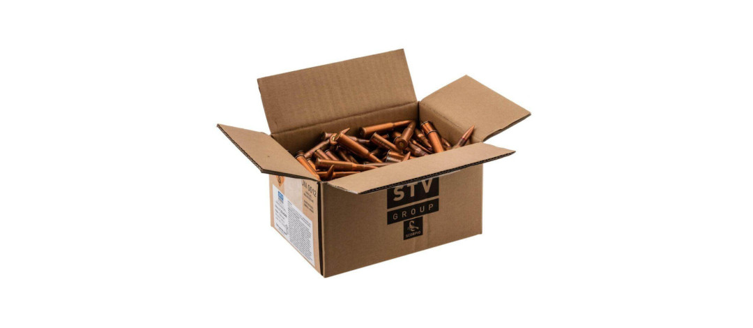 CARTON DE 300 CARTOUCHES DE SURPLUS CAL.7.62x54R FMJ 147GRS