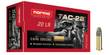 BOITE DE 50 CARTOUCHES NORMA TAC-22 CAL.22LR RN 40GR