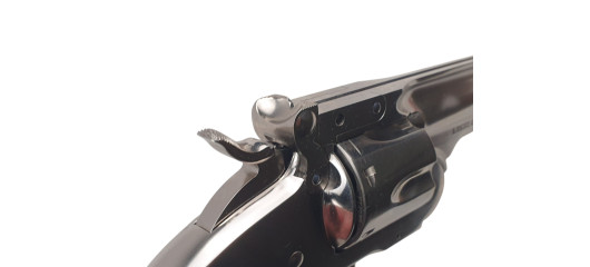 OCCASION - REVOLVER UBERTI SCHOFIELD NICKELÉ CALIBRE 45COLT - EXCELLENT ETAT