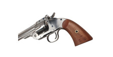 OCCASION - REVOLVER UBERTI SCHOFIELD NICKELÉ CALIBRE 45COLT - EXCELLENT ETAT