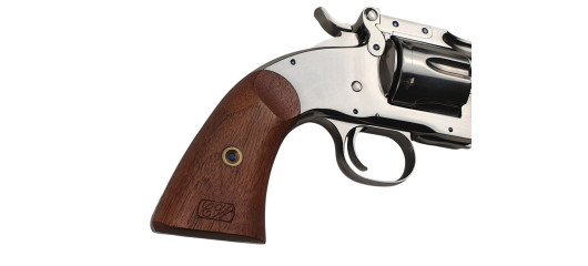 OCCASION - REVOLVER UBERTI SCHOFIELD NICKELÉ CALIBRE 45COLT - EXCELLENT ETAT
