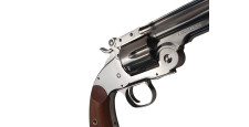 OCCASION - REVOLVER UBERTI SCHOFIELD NICKELÉ CALIBRE 45COLT - EXCELLENT ETAT