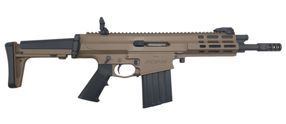 OCCASION - CARABINE HAUT DE GAMME ROBINSON ARMAMENT XCR-M 308WIN FDE CANON 9.5"