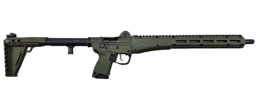 CARABINE PLIANTE KELTEC SUB 2000 GEN3 CAL.9x19 OD GREEN COMPATIBLE GLOCK - CATEGORIE B