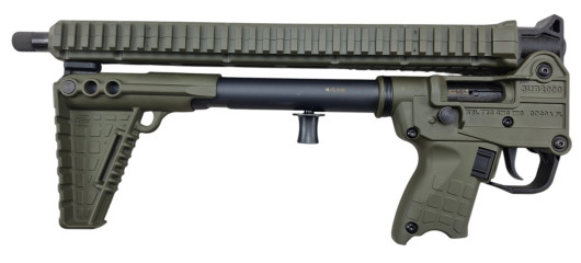 CARABINE PLIANTE KELTEC SUB 2000 GEN3 CAL.9x19 OD GREEN COMPATIBLE GLOCK - CATEGORIE B