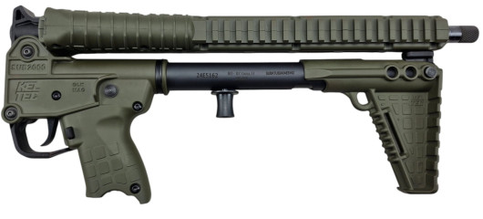 CARABINE PLIANTE KELTEC SUB 2000 GEN3 CAL.9x19 OD GREEN COMPATIBLE GLOCK - CATEGORIE B