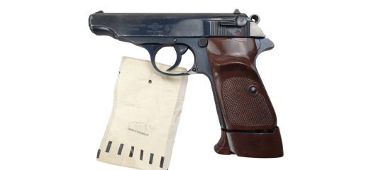 BRADERIE OCCASION - PISTOLET MANURHIN WALTHER PP CAL.22LR + BOITE + CHARGEUR + ACCESSOIRES