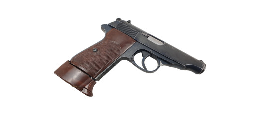 BRADERIE OCCASION - PISTOLET MANURHIN WALTHER PP CAL.22LR + BOITE + CHARGEUR + ACCESSOIRES