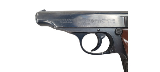 BRADERIE OCCASION - PISTOLET MANURHIN WALTHER PP CAL.22LR + BOITE + CHARGEUR + ACCESSOIRES