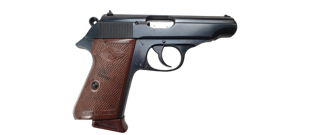 PISTOLET MANURHIN WALTHER PP CALIBRE 7.65/32ACP - SUPERBE ETAT