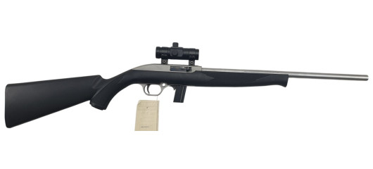 BRADERIE OCCASION - CARABINE SEMI-AUTO MOSSBERG 702 PLINKSTER CAL.22LR + POINT ROUGE UMAREX