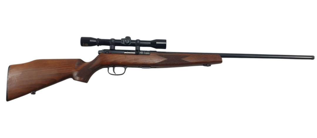 BRADERIE OCCASION - CARABINE SEMI-AUTO KRICO LUXE CAL.22LR + LUNETTE BISLEY 2.5x32