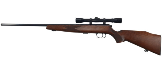 BRADERIE OCCASION - CARABINE SEMI-AUTO KRICO LUXE CAL.22LR + LUNETTE BISLEY 2.5x32