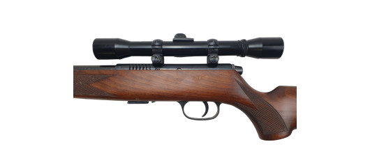 BRADERIE OCCASION - CARABINE SEMI-AUTO KRICO LUXE CAL.22LR + LUNETTE BISLEY 2.5x32