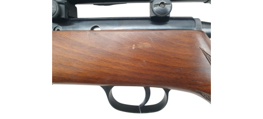 BRADERIE OCCASION - CARABINE SEMI-AUTO KRICO LUXE CAL.22LR + LUNETTE BISLEY 2.5x32