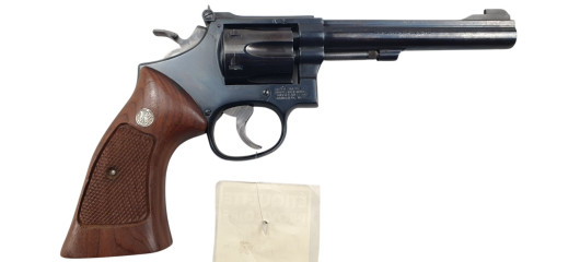 BRADERIE OCCASION - REVOLVER SMITH&WESSON MOD.17-5 CALIBRE 22LR CANON 6" - BEL ETAT