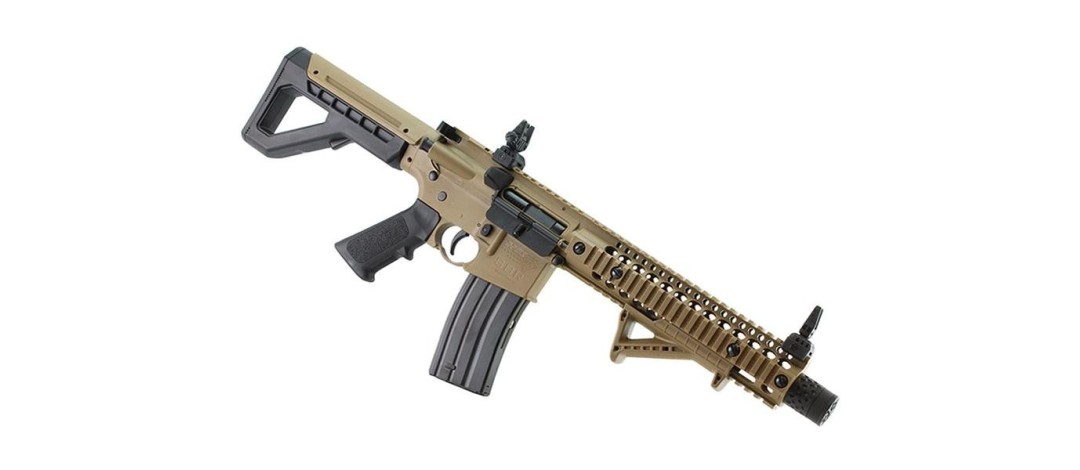 DESTO BB'S - CARABINE CROSMAN DPMS SBR FDE FULL-AUTO CO2 4.5BB'S