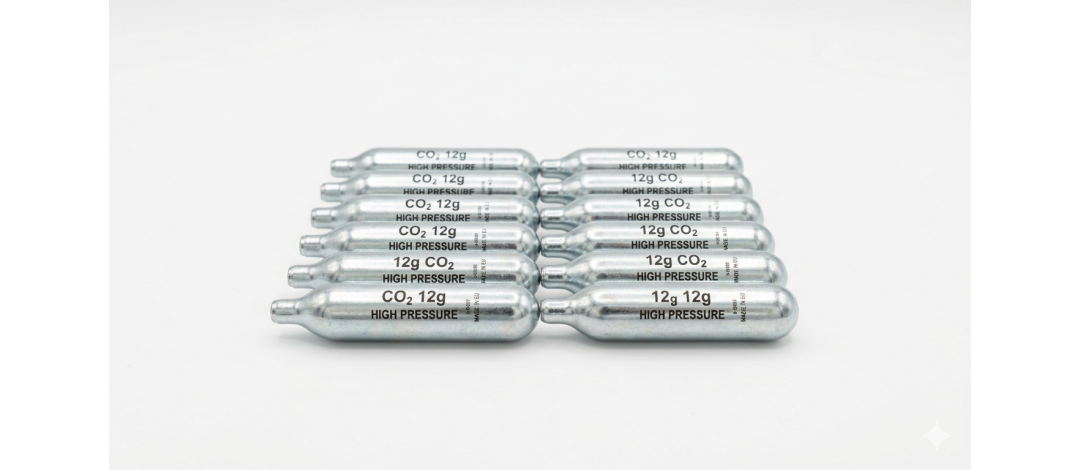 LOT DE 10 CAPSULES DE CO2 12g