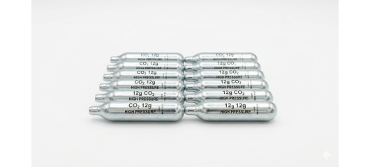 LOT DE 10 CAPSULES DE CO2 12g
