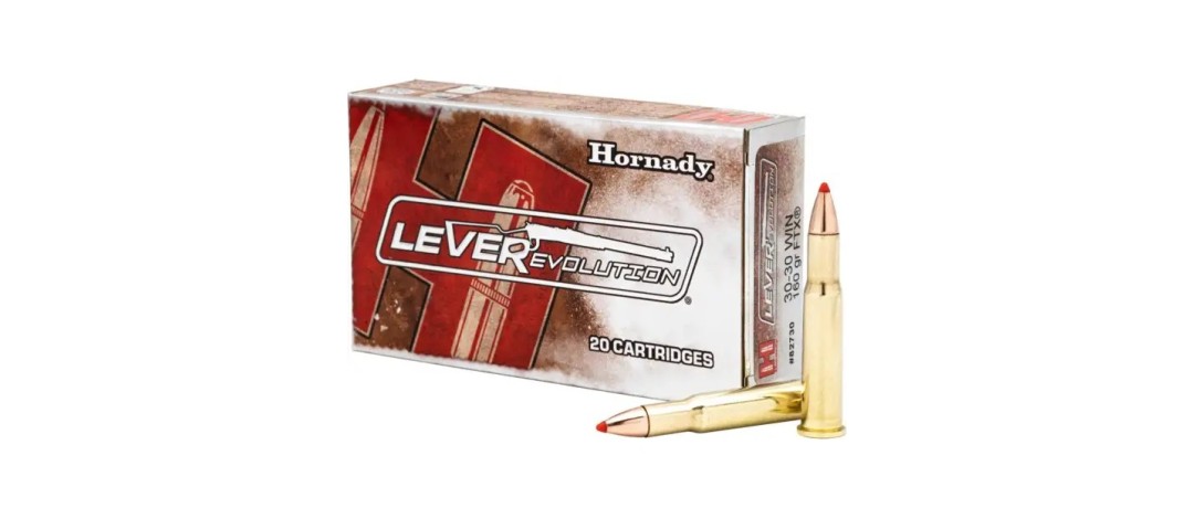 BOITE DE 20 CARTOUCHES HORNADY LEVER EVOLUTION 30-30WIN 150GR FTX