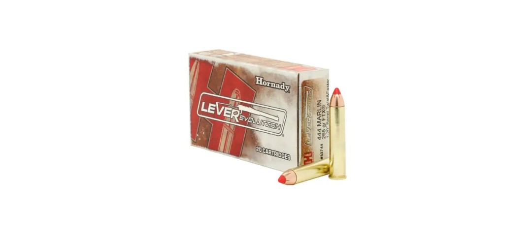 BOITE DE 20 CARTOUCHES HORNADY LEVER EVOLUTION 444MARLIN 265GR FTX