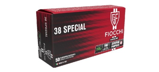 BOITE DE 50 CARTOUCHES FIOCCHI CAL.38 SPECIAL FMJ 158GRS - CATEGORIE B