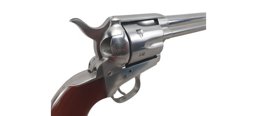 BRADERIE OCCASION - REVOLVER UBERTI 1873 CATTLEMAN QD INOX CAL.45COLT CANON 7"1/2 ARME NEUVE DE PRÉSENTATION