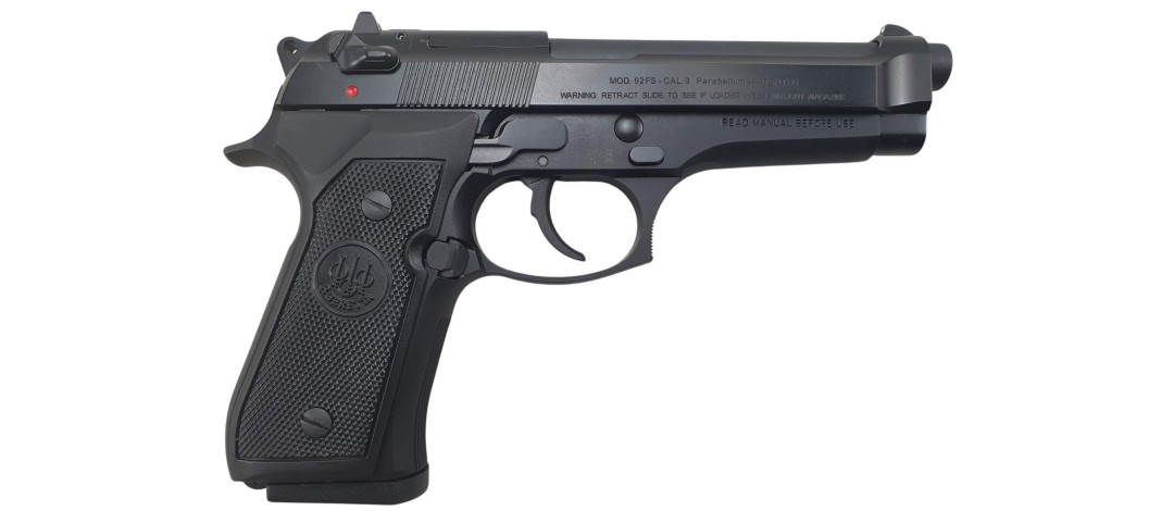BRADERIE OCCASION - PISTOLET BERETTA 92FS CAL.9x19 ARME NEUVE DE PRESENTATION