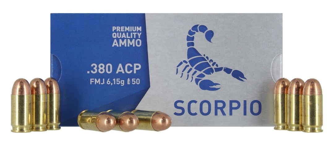 BOITE DE 50 CARTOUCHES STV CAL. 9 BROWNING COURT / 380 AUTO FMJ 92GRS - CATEGORIE B