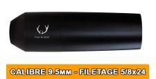 MODERATEUR DE SON FREYR&DEVIK 196 CAL.9.5 (9.3x62 / 9.3x74R) FILETAGE 5/8x24