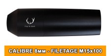 MODERATEUR DE SON FREYR&DEVIK 196 CAL.8MM (8x57/.308) FILETAGE M15x100