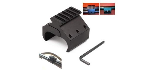 MONTAGE LAMPE POUR FUSIL JUXTAPOSÉ