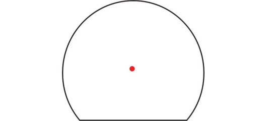 POINT ROUGE TRIJICON SRO LED 1 MOA