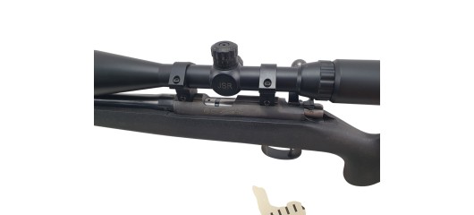 OP22 OCCASION - CARABINE CZ 452 SYNTHETIQUE CAL.22LR + LUNETTE JSR 4-16x44 + MODERATEUR