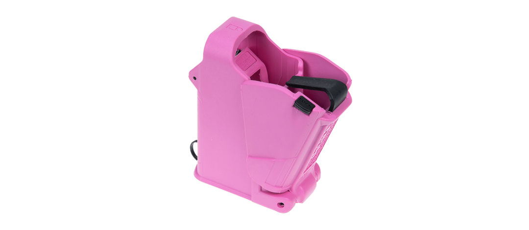 LOADER UNIVERSEL MAGLULA UPLULA DU 9MM AU 45ACP - ROSE