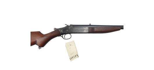 OCCASION JARDIN - FUSIL MONOCOUP IVER JOHNSON CAL.12/70 IDEAL PALOMBIERE