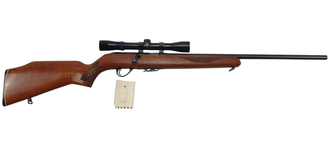 OP22 OCCASION - CARABINE SAVAGE MODEL 65M CAL.22MAGNUM + LUNETTE FONTAINE 4x32