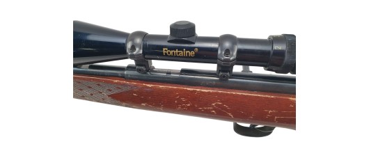 OP22 OCCASION - CARABINE VOERE HDF CAL.22LR + LUNETTE FONTAINE 2-7x40