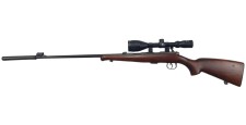 OP22 OCCASION - CARABINE BRNO MOD.2-ES CAL.22LR + LUNETTE NIKKO STIRLING 4-12x50 + MODERATEUR PARKER HALE