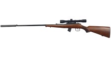 OP22 OCCASION - CARABINE BRNO MOD.2 CAL.22LR + LUNETTE HUSQVARNA JAKTOPTIK 4x32 + MODERATEUR