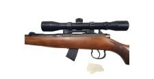 OP22 OCCASION - CARABINE BRNO MOD.2 CAL.22LR + LUNETTE HUSQVARNA JAKTOPTIK 4x32 + MODERATEUR