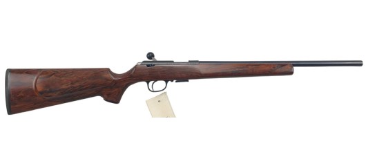 OCCASION - CARABINE ANSCHUTZ 1517 GAUCHERE SPORTER GRADE 4 CAL.17HMR + FILETAGE + MODERATEUR + EMBASES
