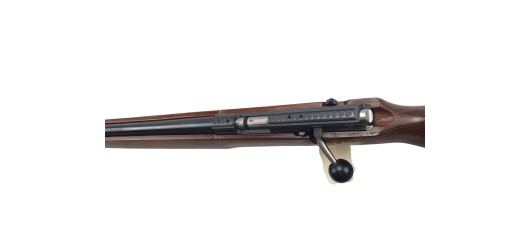 OCCASION - CARABINE ANSCHUTZ 1517 GAUCHERE SPORTER GRADE 4 CAL.17HMR + FILETAGE + MODERATEUR + EMBASES