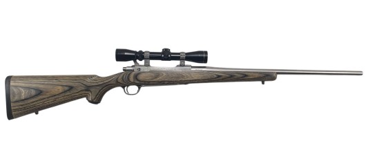 OP OCCASION - RARE CARABINE RUGER M77 MKII INOX GAUCHERE CAL.30-06 + LUNETTE LEUPOLD