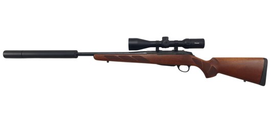 OP OCCASION - CARABINE TIKKA T3 HUNTER CAL.243WIN + MODERATEUR + LUNETTE 2.5-10x50